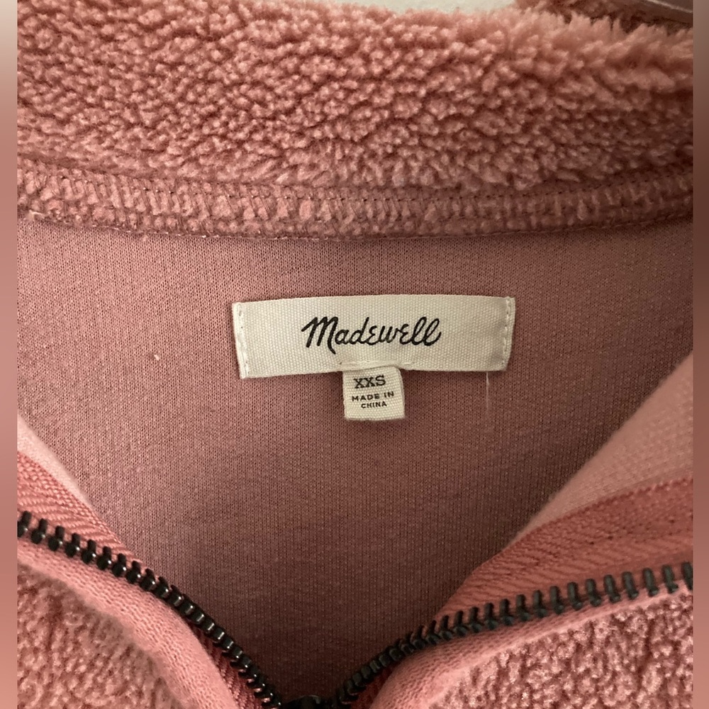 Madewell Pink Pullover Fleece XXS